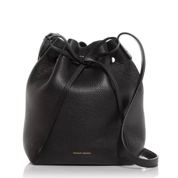 Mansur Gavriel Elegant Black Leather Crossbody